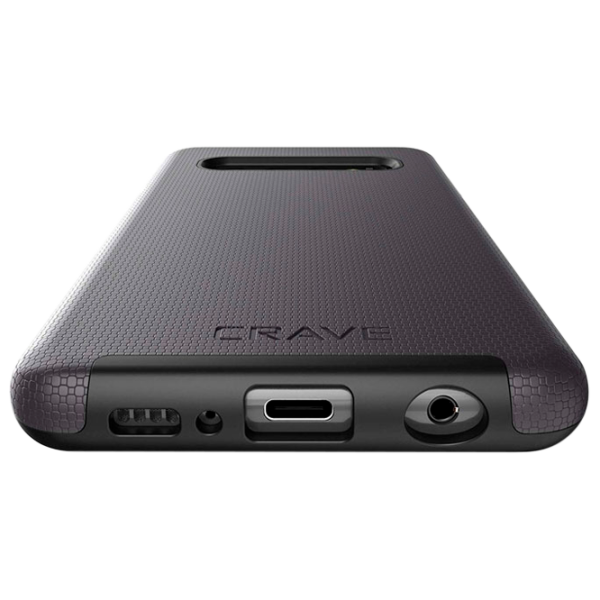 Husă pentru smartphone Samsung Galaxy S10 CRAVE/ Back/ Policarbonat/ Black Purple photo 3 Husă pentru smartphone Samsung Galaxy S10 CRAVE/ Back/ Policarbonat/ Black Purple photo 3