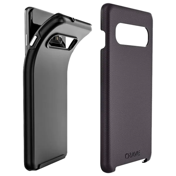 Husă pentru smartphone Samsung Galaxy S10 CRAVE/ Back/ Policarbonat/ Black Purple photo 4 Husă pentru smartphone Samsung Galaxy S10 CRAVE/ Back/ Policarbonat/ Black Purple photo 4