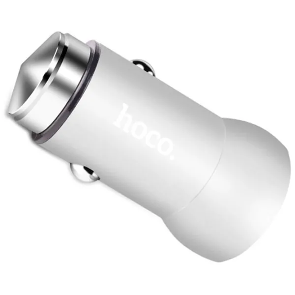 Încărcător auto Hoco Z4 2.1 A/ Silver photo 3