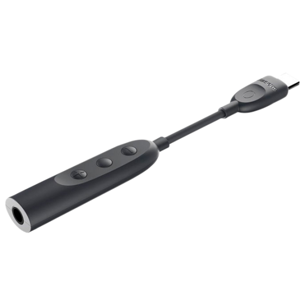 Адаптер B45 Liper Baseus 3.5 mm + Lightning Черный photo 3