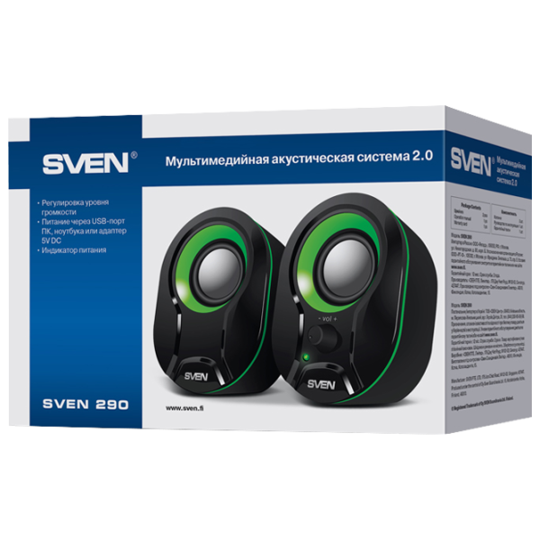 Аудиосистема Sven 290 5 Вт/ Черный photo 4