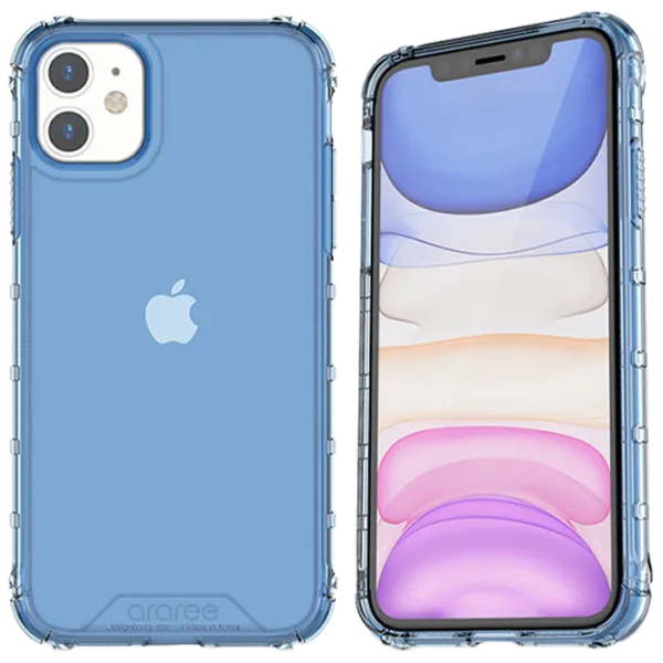 Чехол для смартфона Apple iPhone 11 Pro Araree/ Back/ TPU/ Прозрачный Синий photo 3 Чехол для смартфона Apple iPhone 11 Pro Araree/ Back/ TPU/ Прозрачный Синий photo 3