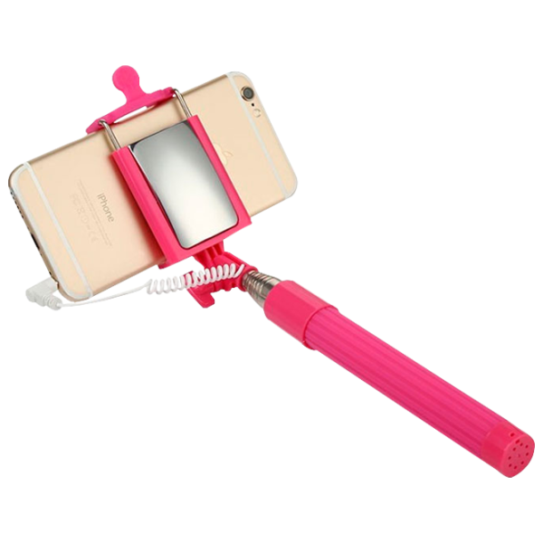 Selfie Stick Baseus SUGENT-QP Mini-Jack 3.5 mm/ Pink photo 2