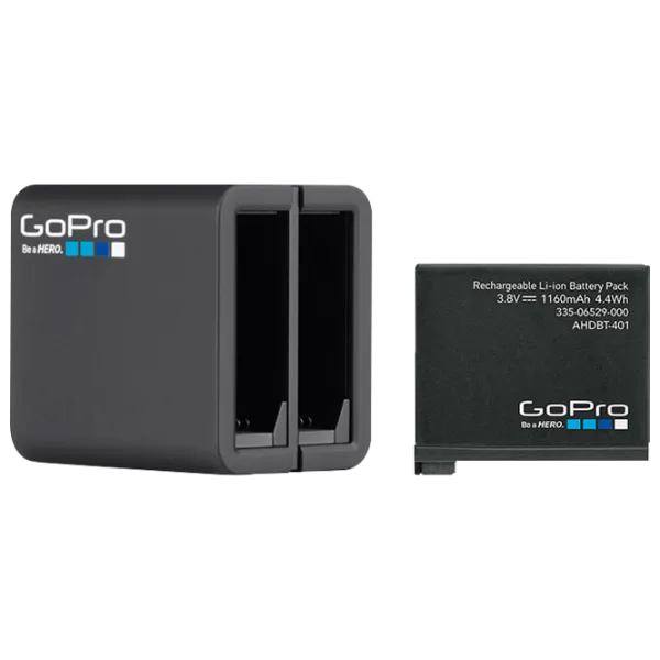 Încărcător GoPro Dual + Baterie Black photo 2