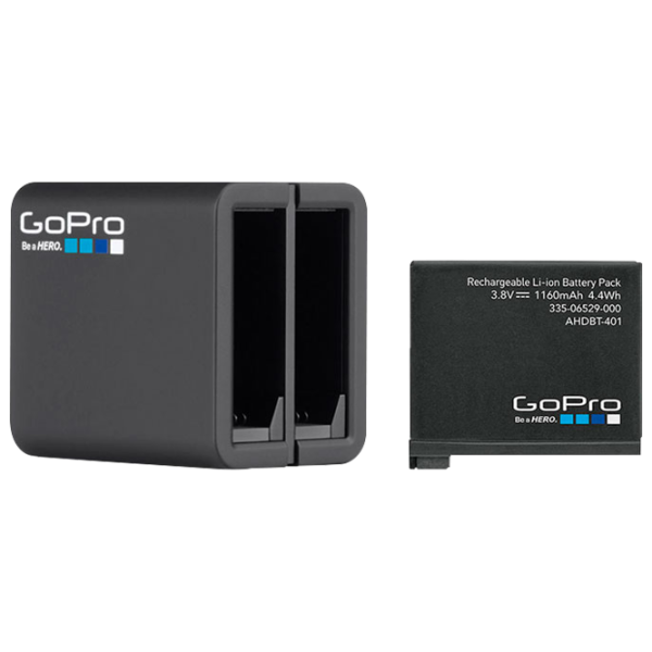 Încărcător GoPro Dual + Baterie Black photo 2