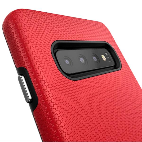 Husă pentru smartphone Samsung Galaxy S10 CRAVE/ Back/ Policarbonat/ Black Red photo 2 Husă pentru smartphone Samsung Galaxy S10 CRAVE/ Back/ Policarbonat/ Black Red photo 2