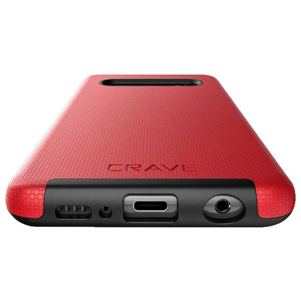 Husă pentru smartphone Samsung Galaxy S10 CRAVE/ Back/ Policarbonat/ Black Red photo 3 Husă pentru smartphone Samsung Galaxy S10 CRAVE/ Back/ Policarbonat/ Black Red photo 3