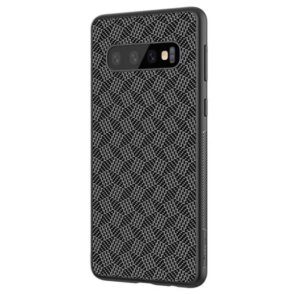 Husă pentru smartphone Samsung Galaxy S10+ Nillkin/ Back/ PC/ Plaid Black photo 2 Husă pentru smartphone Samsung Galaxy S10+ Nillkin/ Back/ PC/ Plaid Black photo 2