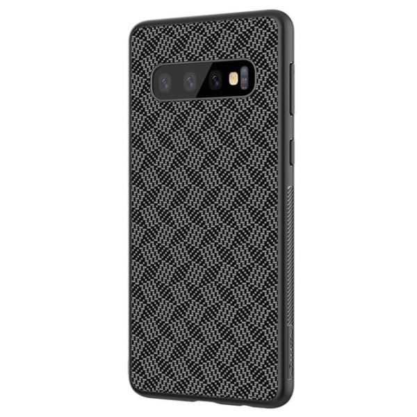 Husă pentru smartphone Samsung Galaxy S10+ Nillkin/ Back/ PC/ Plaid Black photo 2 Husă pentru smartphone Samsung Galaxy S10+ Nillkin/ Back/ PC/ Plaid Black photo 2