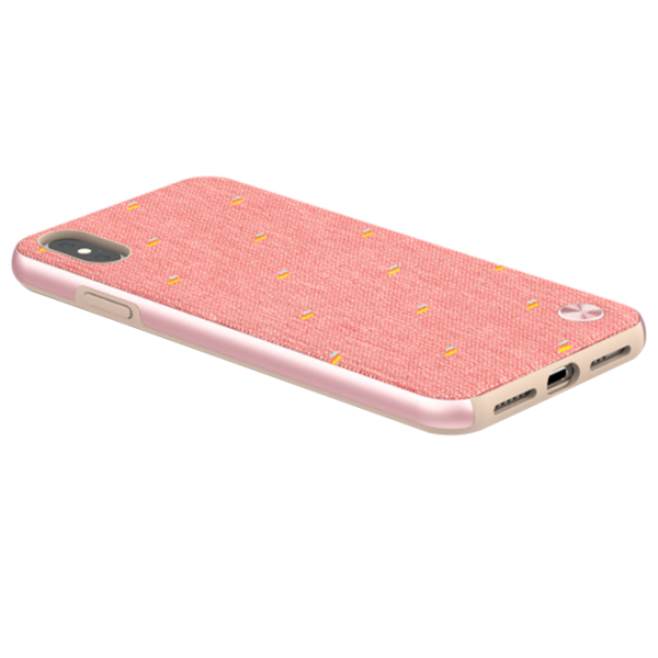 Чехол для смартфона Apple iPhone XS Max VESTA/ Back/ Microfiber/ Розовый photo 3 Чехол для смартфона Apple iPhone XS Max VESTA/ Back/ Microfiber/ Розовый photo 3