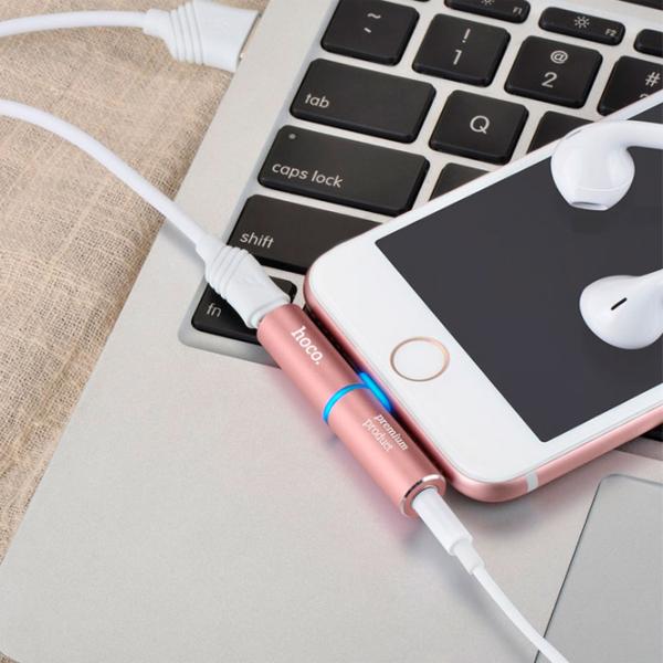 Adapter Hoco LS4 Pink photo 2