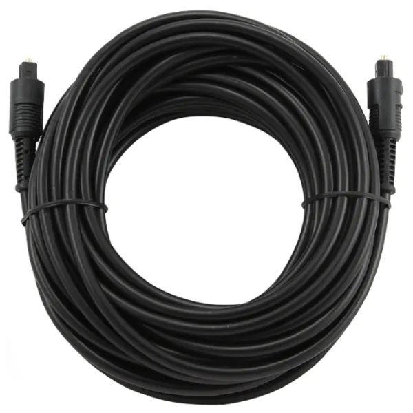 Cablu audio Cablexpert Toslink + Toslink 10 m/ Black photo 4 Cablu audio Cablexpert Toslink + Toslink 10 m/ Black photo 4