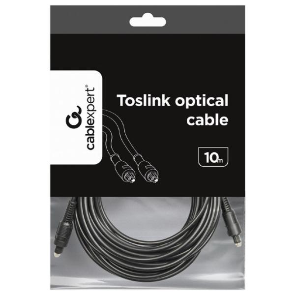 Cablu audio Cablexpert Toslink + Toslink 10 m/ Black photo 5 Cablu audio Cablexpert Toslink + Toslink 10 m/ Black photo 5