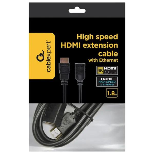 Cablu video Gembird HDMI + HDMI 1.8 m/ Black photo 5