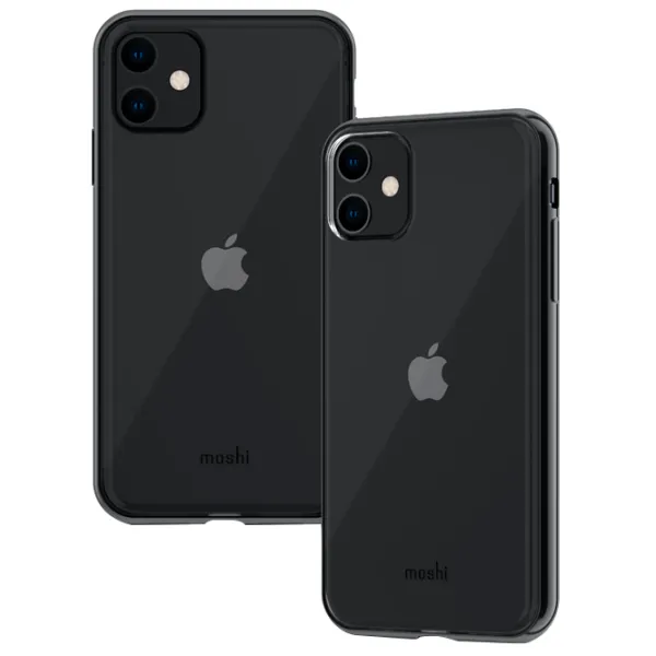 Чехол для смартфона Apple iPhone 11 Moshi/ Back/ PU/ Прозрачный Черный photo 2 Чехол для смартфона Apple iPhone 11 Moshi/ Back/ PU/ Прозрачный Черный photo 2
