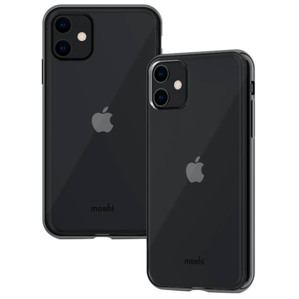 Чехол для смартфона Apple iPhone 11 Moshi/ Back/ PU/ Прозрачный Черный photo 2 Чехол для смартфона Apple iPhone 11 Moshi/ Back/ PU/ Прозрачный Черный photo 2