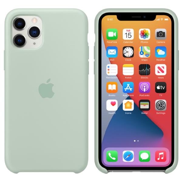 Husă pentru smartphone Apple iPhone 11 Pro Max Apple/ Back/ TPU/ Beryl Green photo 3
