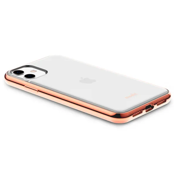 Husă pentru smartphone Apple iPhone 11 Moshi/ Back/ PU/ Transparent Gold photo 3 Husă pentru smartphone Apple iPhone 11 Moshi/ Back/ PU/ Transparent Gold photo 3