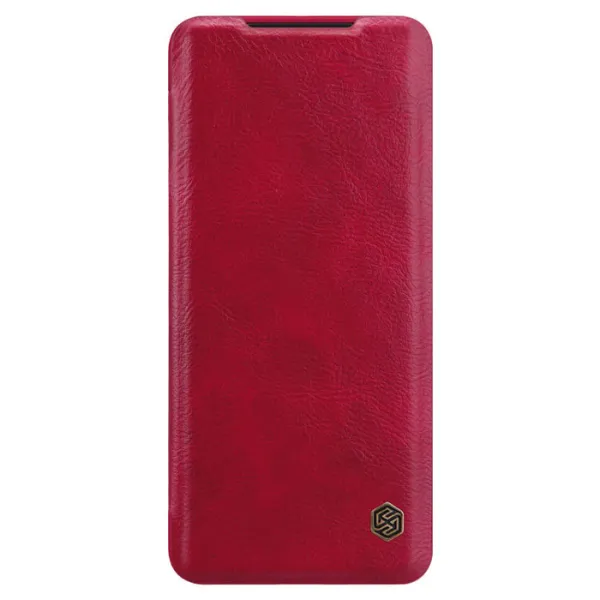 Чехол для смартфона Samsung Galaxy S20 Nillkin/ Back/ PC, Кожа/ Красный photo 2 Чехол для смартфона Samsung Galaxy S20 Nillkin/ Back/ PC, Кожа/ Красный photo 2