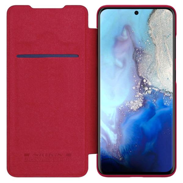 Чехол для смартфона Samsung Galaxy S20 Nillkin/ Back/ PC, Кожа/ Красный photo 3 Чехол для смартфона Samsung Galaxy S20 Nillkin/ Back/ PC, Кожа/ Красный photo 3