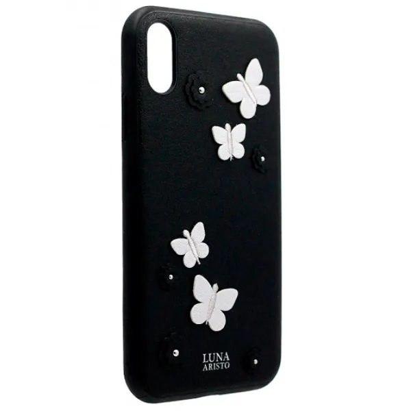 Husă pentru smartphone Apple iPhone XS Max Luna Aristo/ Back/ Leather/ TPU/ Black photo 2 Husă pentru smartphone Apple iPhone XS Max Luna Aristo/ Back/ Leather/ TPU/ Black photo 2