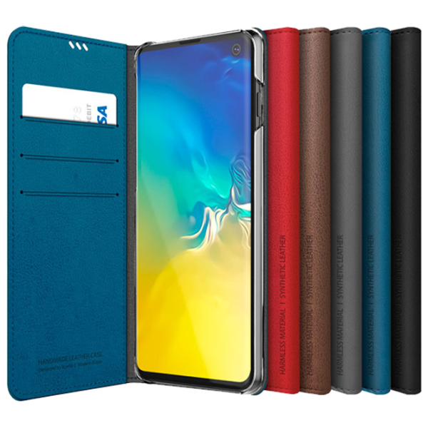 Чехол для смартфона Samsung Galaxy S10 Araree/ Flip Cover/ Leather/ TPU/ Красный photo 2 Чехол для смартфона Samsung Galaxy S10 Araree/ Flip Cover/ Leather/ TPU/ Красный photo 2