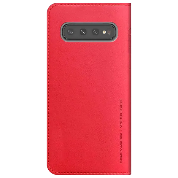 Чехол для смартфона Samsung Galaxy S10 Araree/ Flip Cover/ Leather/ TPU/ Красный photo 3 Чехол для смартфона Samsung Galaxy S10 Araree/ Flip Cover/ Leather/ TPU/ Красный photo 3