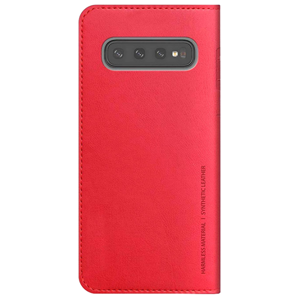 Чехол для смартфона Samsung Galaxy S10 Araree/ Flip Cover/ Leather/ TPU/ Красный photo 3 Чехол для смартфона Samsung Galaxy S10 Araree/ Flip Cover/ Leather/ TPU/ Красный photo 3