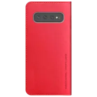 Husă pentru smartphone Samsung Galaxy S10 Araree/ Flip Cover/ Leather/ TPU/ Red photo 3