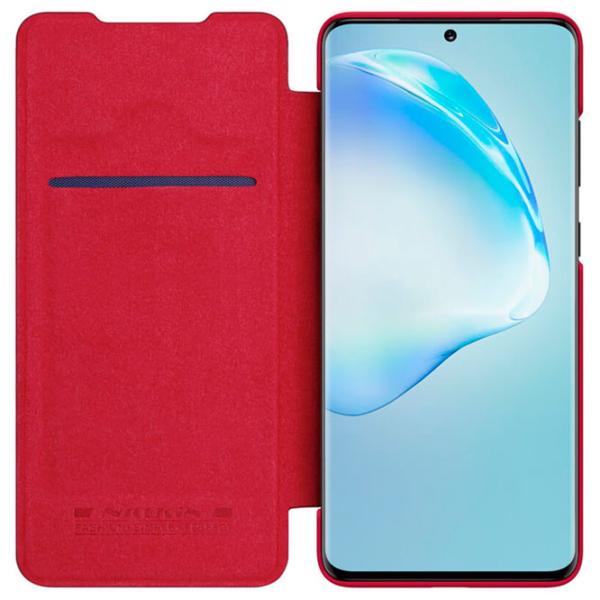 Husă pentru smartphone Samsung Galaxy S20 Ultra Nillkin/ Flip Cover/ PC, Piele/ Red photo 3 Husă pentru smartphone Samsung Galaxy S20 Ultra Nillkin/ Flip Cover/ PC, Piele/ Red photo 3