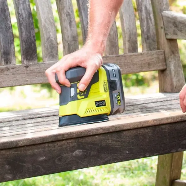 Șlefuitor Ryobi R18PS-0 multifuncțional/ Green photo 6 Șlefuitor Ryobi R18PS-0 multifuncțional/ Green photo 6