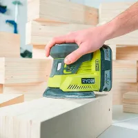 Шлифовальная машина Ryobi R18PS-0 многофункциональная/ Зелёный photo 7