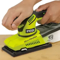Шлифовальная машина Ryobi ESS200RS Вибрационная/ Зелёный photo 7