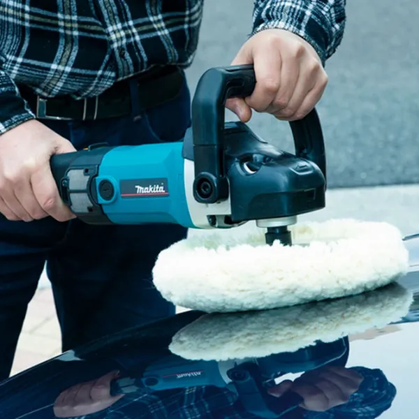 Полировальная машина Makita 9237CB Синий photo 8