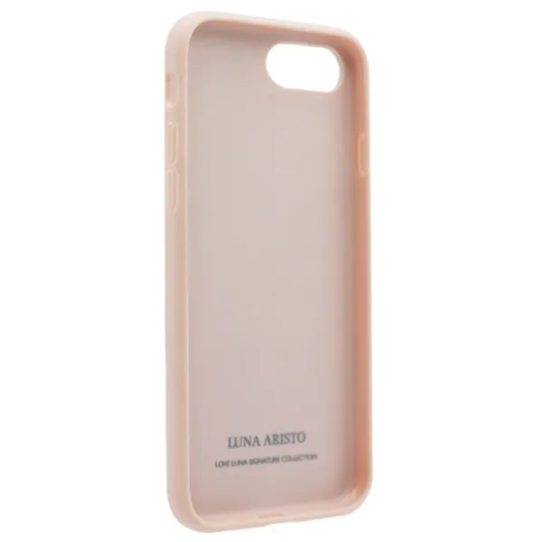 Чехол для смартфона Apple iPhone 8 Plus/ 7 Plus Luna Aristo/ Back/ Кожа/ Черный Розовый photo 2 Чехол для смартфона Apple iPhone 8 Plus/ 7 Plus Luna Aristo/ Back/ Кожа/ Черный Розовый photo 2