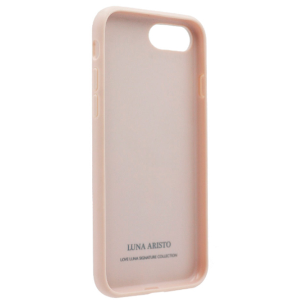 Чехол для смартфона Apple iPhone 8 Plus/ 7 Plus Luna Aristo/ Back/ Кожа/ Черный Розовый photo 2 Чехол для смартфона Apple iPhone 8 Plus/ 7 Plus Luna Aristo/ Back/ Кожа/ Черный Розовый photo 2