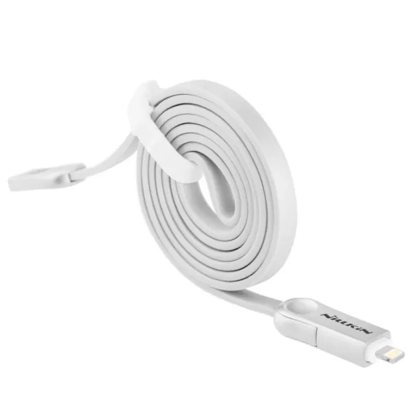 Кабель USB III Nillkin USB Type-A + Lightning, microUSB 1 м/ Белый photo 3