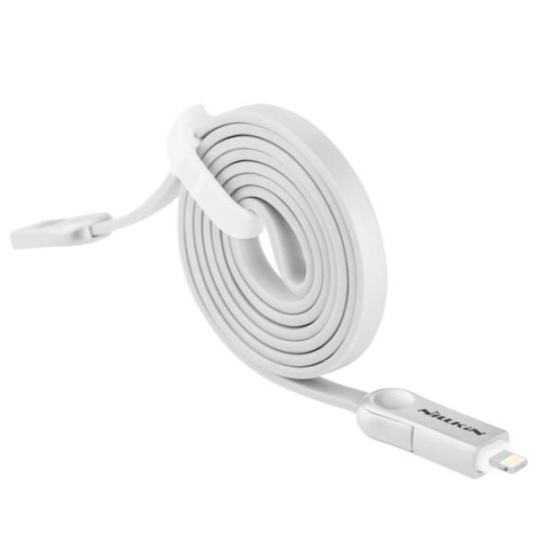 Кабель USB III Nillkin USB Type-A + Lightning, microUSB 1 м/ Белый photo 3