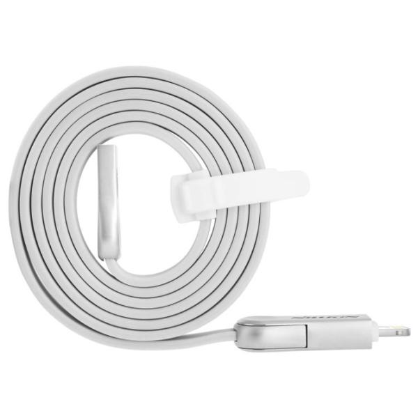 Кабель USB III Nillkin USB Type-A + Lightning, microUSB 1 м/ Белый photo 4