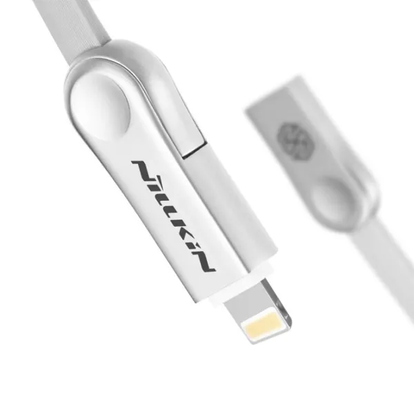 Кабель USB III Nillkin USB Type-A + Lightning, microUSB 1 м/ Белый photo 5