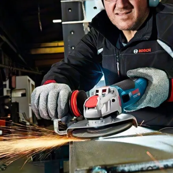 Шлифовальная машина Bosch GWX 9-125 S Professional Угловая / 900 Вт / Синий photo 5