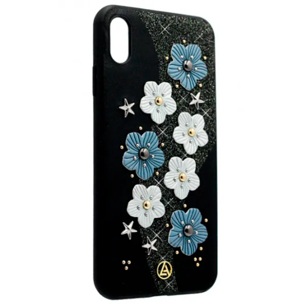 Чехол для смартфона Apple iPhone XS Max Luna Aristo/ Back/ Leather/ TPU/ Черный photo 2 Чехол для смартфона Apple iPhone XS Max Luna Aristo/ Back/ Leather/ TPU/ Черный photo 2