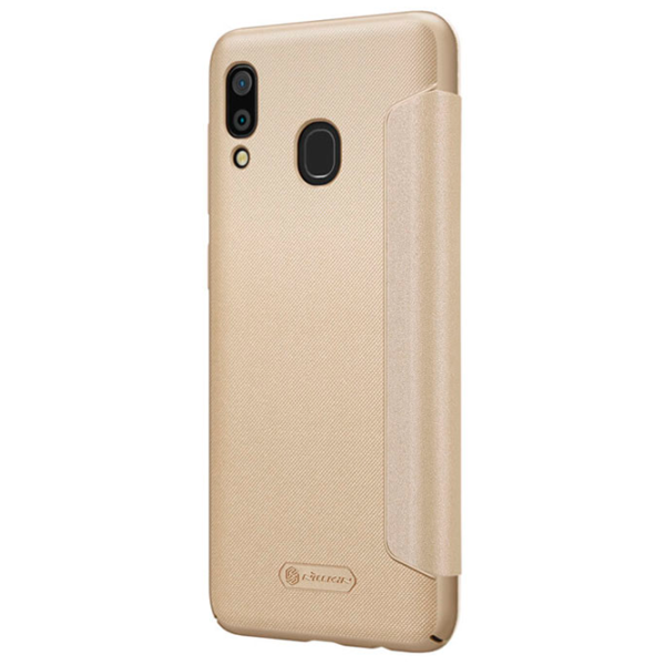 Husă pentru smartphone Samsung Galaxy A20/ A30 Nillkin/ Flip Cover/ Leather/ TPU/ Gold photo 2 Husă pentru smartphone Samsung Galaxy A20/ A30 Nillkin/ Flip Cover/ Leather/ TPU/ Gold photo 2