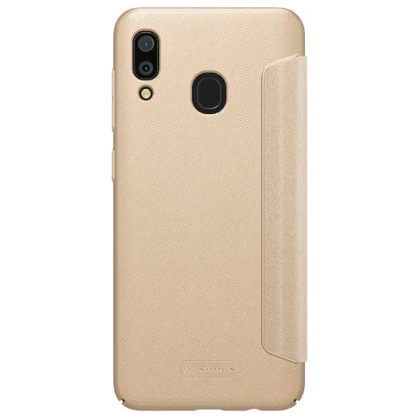 Husă pentru smartphone Samsung Galaxy A20/ A30 Nillkin/ Flip Cover/ Leather/ TPU/ Gold photo 3 Husă pentru smartphone Samsung Galaxy A20/ A30 Nillkin/ Flip Cover/ Leather/ TPU/ Gold photo 3