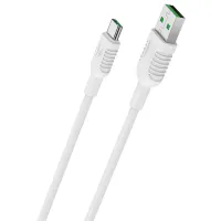 Cablu pentru telefon BX-33 Borofone USB Type-A + USB Type-C 1.2 m/ White photo 2