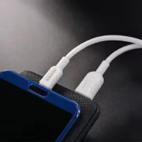 Cablu pentru telefon BX-33 Borofone USB Type-A + USB Type-C 1.2 m/ White photo 5
