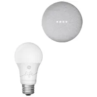 Bec inteligent LED Google Home Mini Smart Light Starter Kit GA00518-US E27/ 9.5 W/ 2700 K/ 760lm/ White photo 3