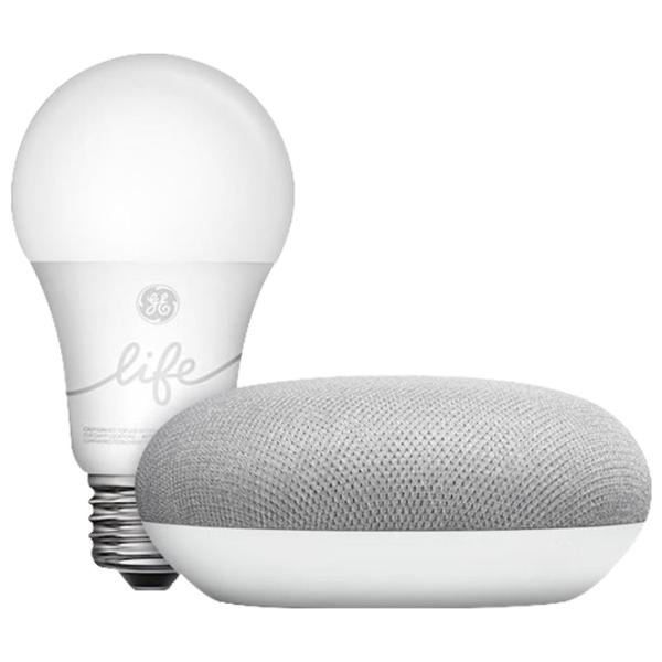 Умная лампочка светодиодная Google Home Mini Smart Light Starter Kit GA00518-US E27/ 9.5 Вт/ 2700 K/ 760лм/ White photo 4