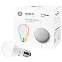 Bec inteligent LED Google Home Mini Smart Light Starter Kit GA00518-US E27/ 9.5 W/ 2700 K/ 760lm/ White photo 5