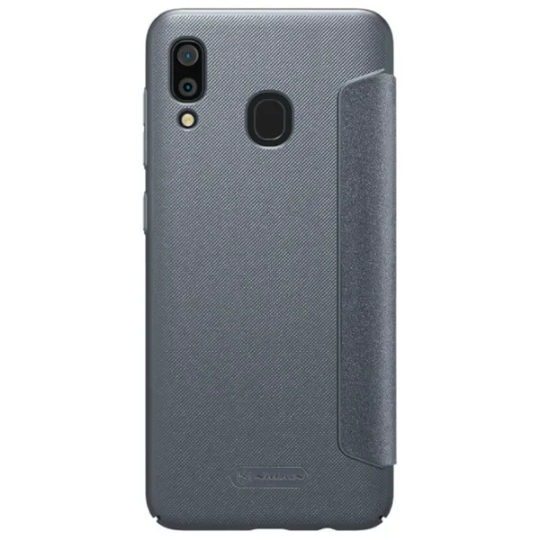 Husă pentru smartphone Samsung Galaxy A20/ A30 Nillkin/ Flip Cover/ Leather/ TPU/ Black photo 3